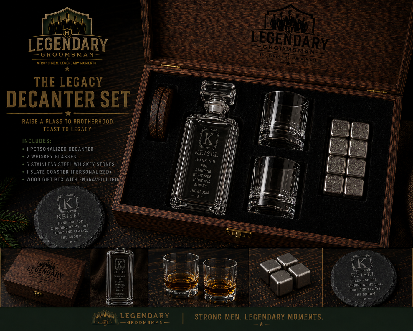 The Legacy Decanter Set - Box Set